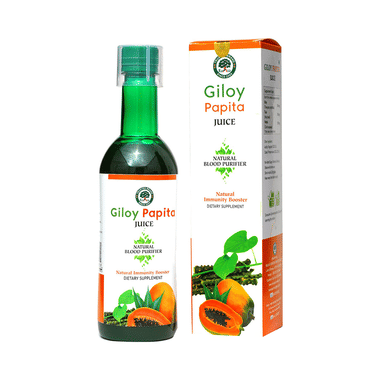 Raasa Giloy Papita Juice | Ayurvedic Detox & Skin Health Tonic | Boosts Immunity & Healthy Skin