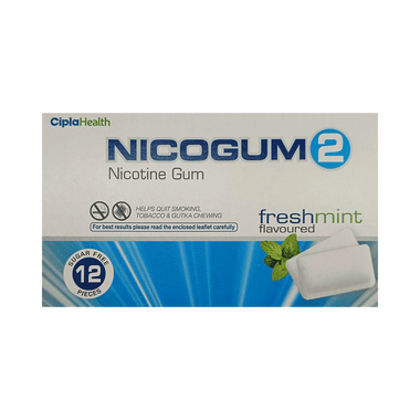 Nicogum 2 Nicotine Gum Fresh Mint