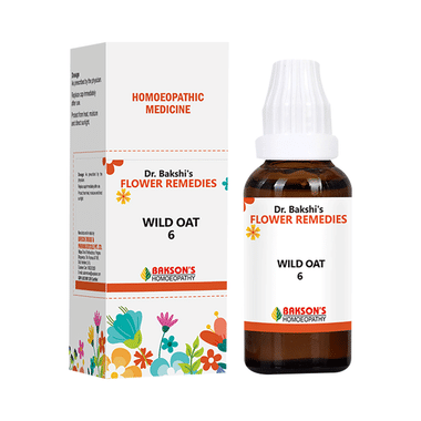 Dr Bakshi's Flower Remedies Wild Oat 6
