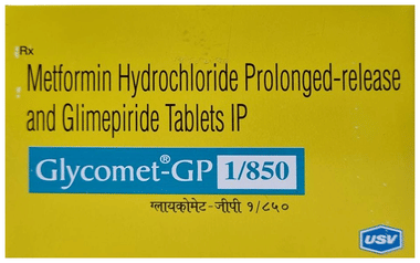 Glycomet-GP 1/850 Tablet PR Glycomet-GP 1/850 Tablet PR