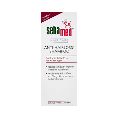 Sebamed Anti-Hairloss Shampoo with Caffeine & Ginko Biloba for Hair Care | For All Hair Types