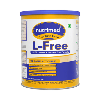 Nutrimed L-Free Powder for Babies & Toddlers | Lactose & Sucrose Free Powder