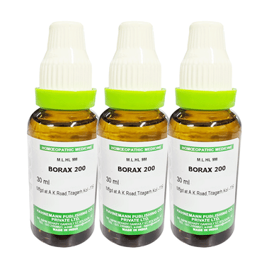 Hapco Borax (30ml Each) 200