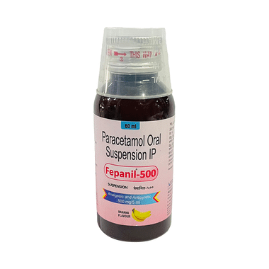 Fepanil 500mg Oral Suspension Banana