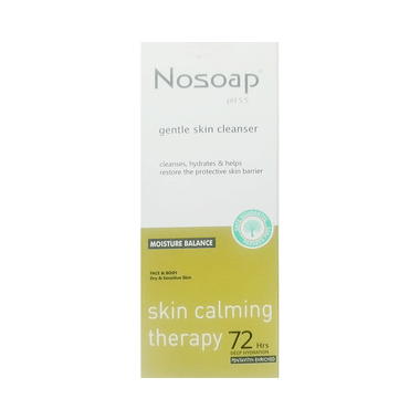 Nosoap Gentle Face & Body Cleanser | Moisture Balance For Dry & Sensitive Skin | Paraben-Free