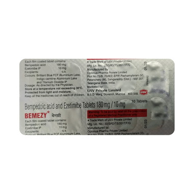 Bemezy 180mg/10mg Tablet