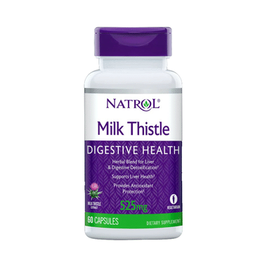 Natrol Milk Thistle Capsule | For Antioxidant Protection, Liver & Digestive Detoxification