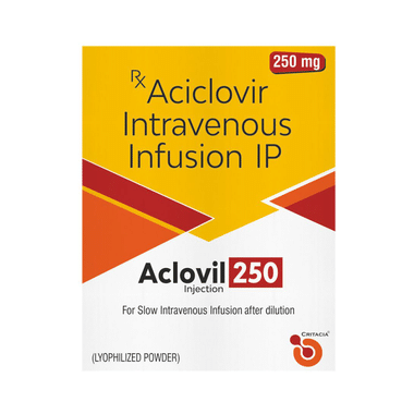 Aclovil 250mg Injection