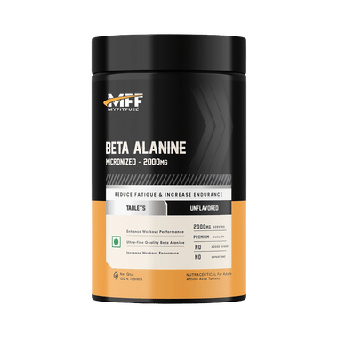 MyFitFuel Beta Alanine Micronized 2000mg Unflavoured Tablet