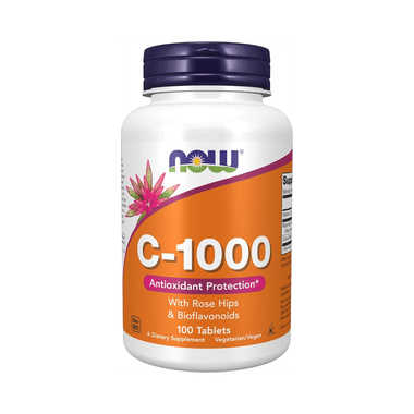 Now C 1000 With Rose Hips & Bioflavonoids Tablet