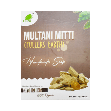 Cura Multani Mitti Handmade Soap (125gm Each)
