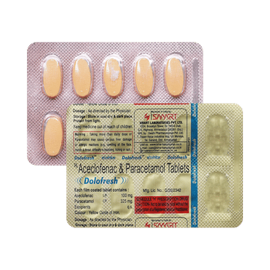 Dolofresh 100mg/325mg Tablet