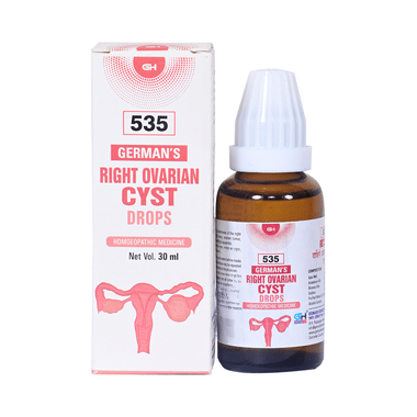 German's 535 Right Ovarian Cyst Drop