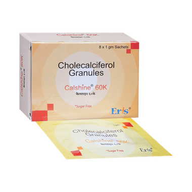 Calshine 60K Sachet (1gm Each) Sugar Free