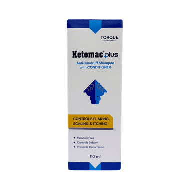 Ketomac Plus Anti-Dandruff Shampoo with Conditioner Paraben Free