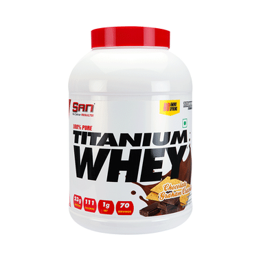 San 100% Pure Titanium Whey Chocolate Graham Cracker