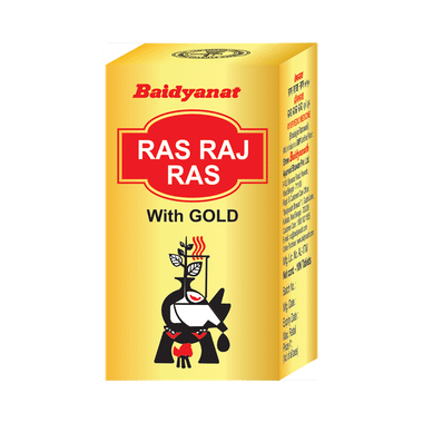Baidyanath Rasraj Ras Gold | Ayurvedic Tonic For Nerves, Energy, Immunity Support Tablet