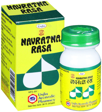 Unjha Navratna Rasa (Gold Coated) Unjha Navratna Rasa (Gold Coated)