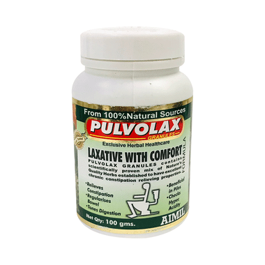 Aimil Pulvolax Granules | For Constipation, Hyperacidity | Tones Digestion | Beneficial In Piles