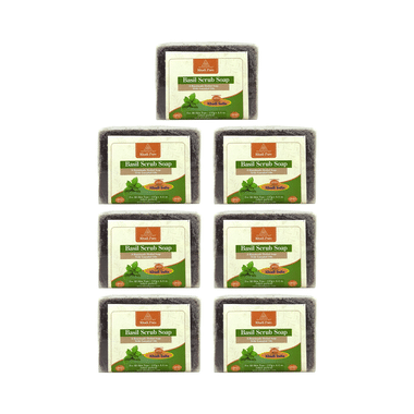 Khadi Pure Basil Scrub Soap (125gm Each)