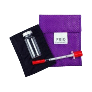 Frio Insulin Cooler & Allergy Medication Mini Wallet Purple