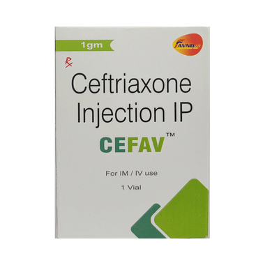 Cefav 1000mg Injection