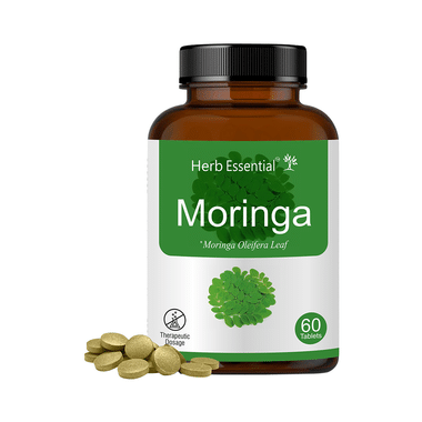 Herb Essential Moringa (Moringa Oleifera) 500mg Tablet