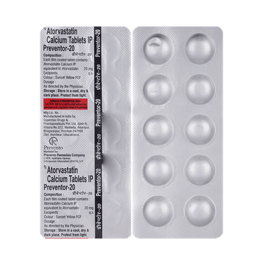 Preventor  20 Tablet