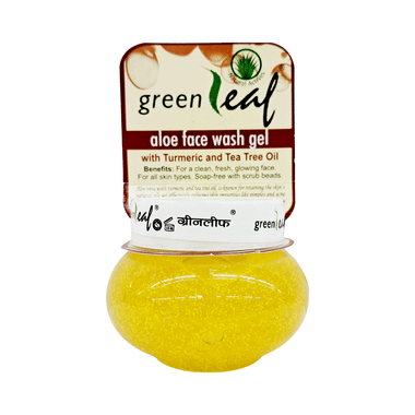 Green Leaf Aloe Face Wash Gel