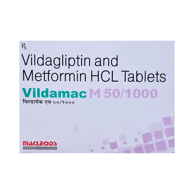 Vildamac M 50/1000 Tablet