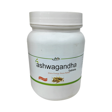 Jain Ashwagandha (Withania Somnifera) 850mg Tablet