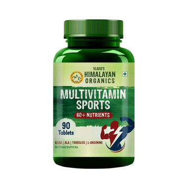 Vlado's Himalayan Organics Multivitamin Sports 60+ Nutrients Tablet | Healthy Bones & Joints