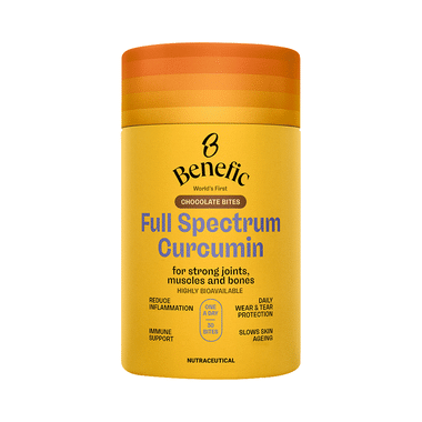 Benefic Full Spectrum Curcumin Chocolate Bites For Strong Joints, Muscles And Bones