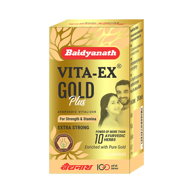 Baidyanath Vita-Ex Gold Plus Capsule | For Strength & Stamina