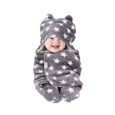 Oyo Baby Blanket Wrapper Sleeping Bag Star Grey