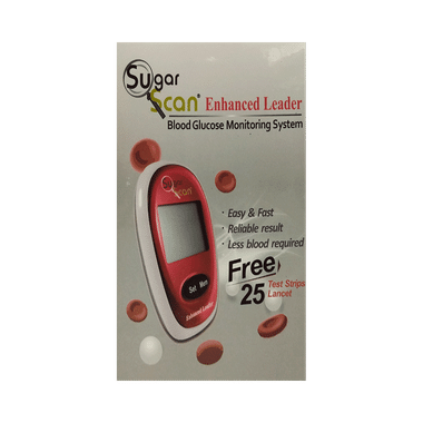 Thyrocare Sugar Scan Glucometer with 25 Strips Free
