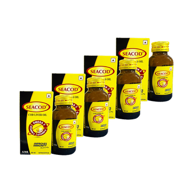 Seacod Cod Liver Oil (60ml Each) Bottle