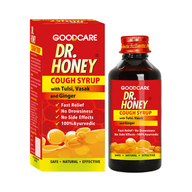 Goodcare Dr. Honey Cough Syrup | Ayurvedic Cough Relief With Tulsi