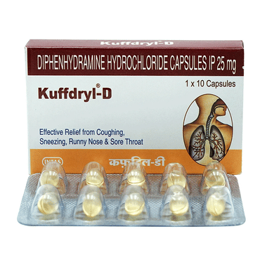 Kuffdryl D 25mg Capsule