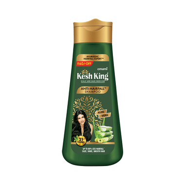 Kesh King Scalp And Hair Anti-Hairfall Shampoo With Aloe And 21 Herbs