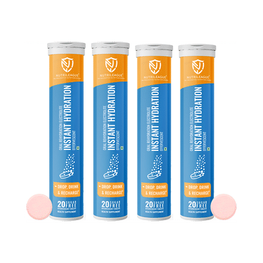 Nutrileague Instant Hydration Effervescent Tablet (20 Each)