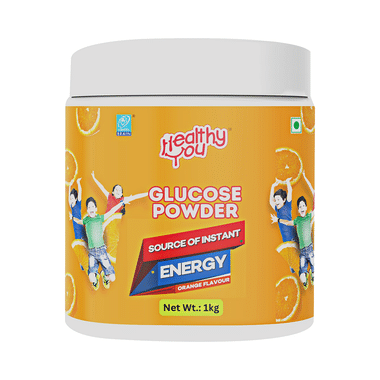 Healthy You Glucose Instant Drink With Vitamin C Orange Powder