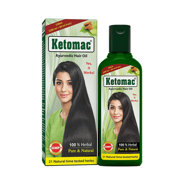 Ketomac Ayurvedic Hair Oil (130ml Each)