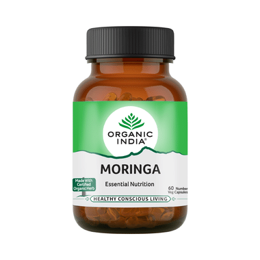 Organic India Moringa Capsule | Supports Energy Levels, Stamina & Vitality
