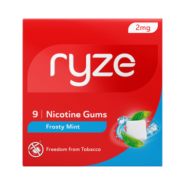 Ryze Nicotine Gums 2mg (9 Each) | Flavour Frosty Mint