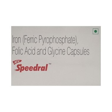 New Speedral Capsule With Iron, Folic Acid & Glycine