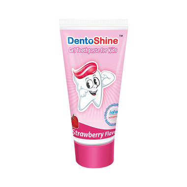 DentoShine Strawberry Gel Toothpaste For Kids