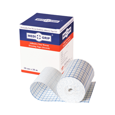 Medigrip Adhesive Non Woven Dressing Tape (Stretch) 10cm X 10m