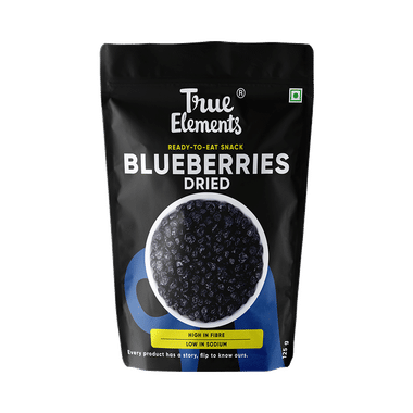 True Elements Dried Blueberries For Healthy Heart And Antioxidant Support