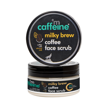 MCaffeine Milky Brew Face Scrub Remove Blackheads, Helps In Skin Brightening & D Tan